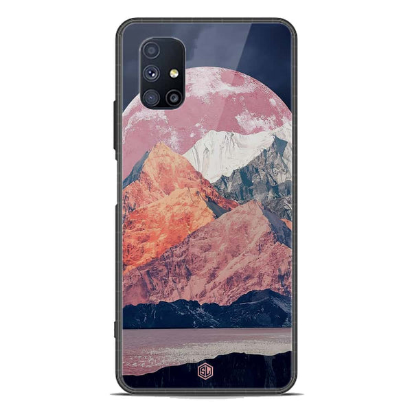 Mountains Wanderlust Series Soft Phone Case - Premium Glass Case - Design 5 - Samsung Galaxy M51