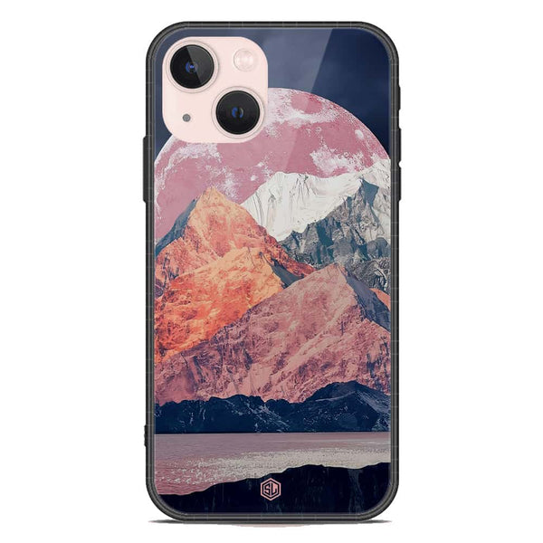 Mountains Wanderlust Series Soft Phone Case - Premium Glass Case - Design 5 - iPhone 14 Plus