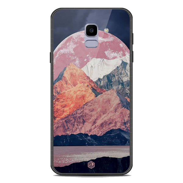 Mountains Wanderlust Series Soft Phone Case - Premium Glass Case - Design 5 - Samsung Galaxy J6 2018