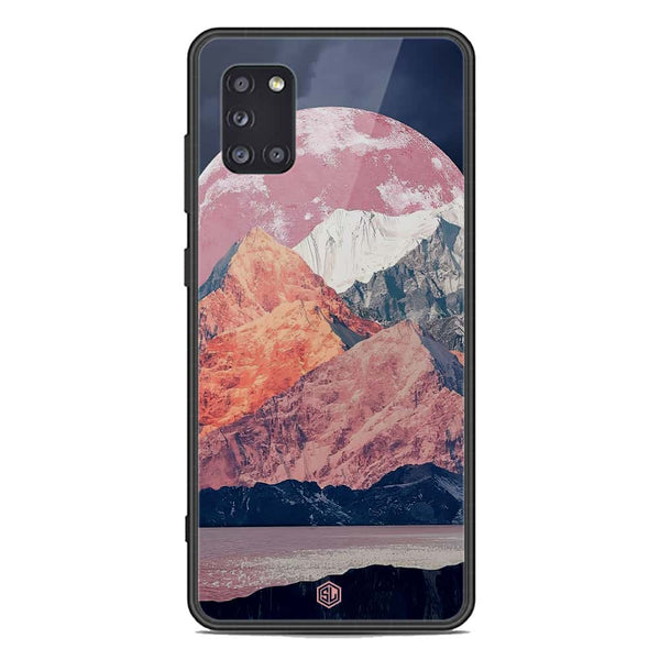 Mountains Wanderlust Series Soft Phone Case - Premium Glass Case - Design 5 - Samsung Galaxy A31