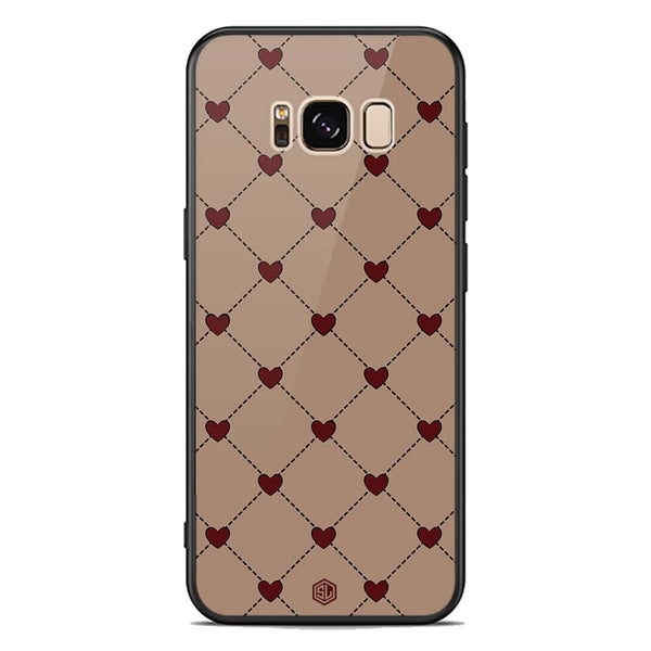 Trending Designs Series Soft Phone Case - Premium Glass Case - Samsung Galaxy S8 Plus