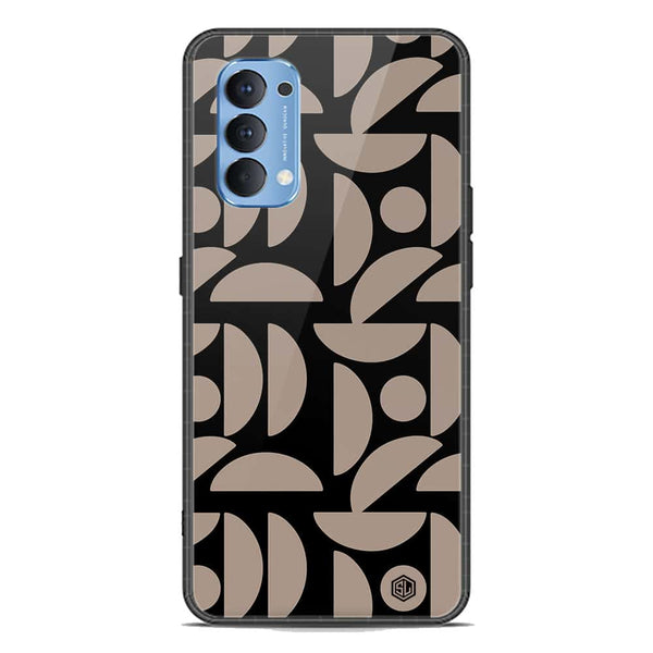 Trending Designs Series Soft Phone Case - Premium Glass Case - Oppo Reno 4