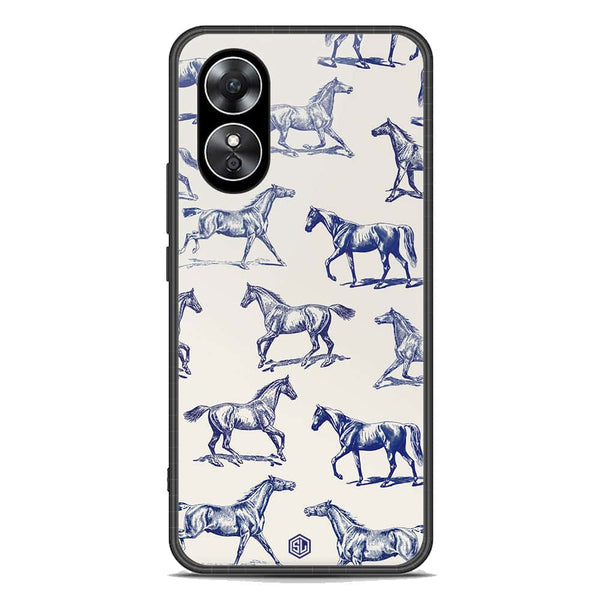 Trending Designs Series Soft Phone Case - Premium Glass Case - Oppo A17