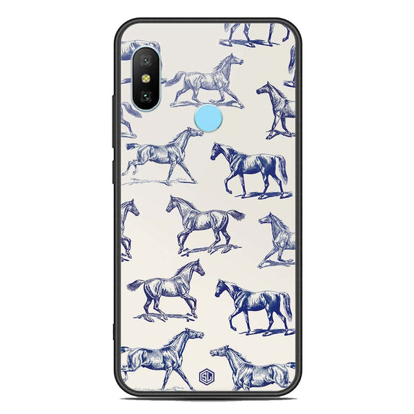 Trending Designs Series Soft Phone Case - Premium Glass Case - Xiaomi Redmi Note 6