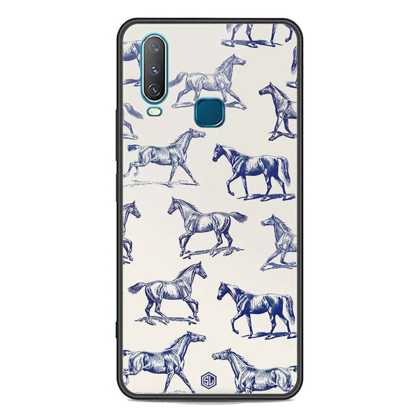 Trending Designs Series Soft Phone Case - Premium Glass Case - Vivo Y17