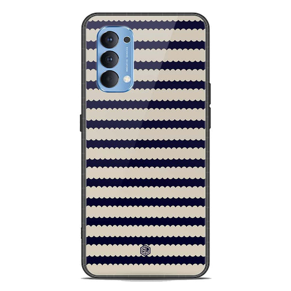 Trending Designs Series Soft Phone Case - Premium Glass Case - Oppo Reno 4