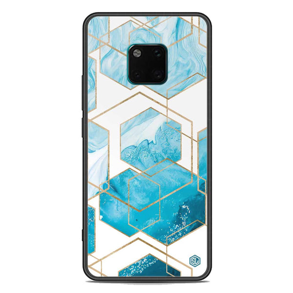 Stylish Marble Series Soft Phone Case - Premium Glass Case - Design 1 - Huawei Mate 20 Pro