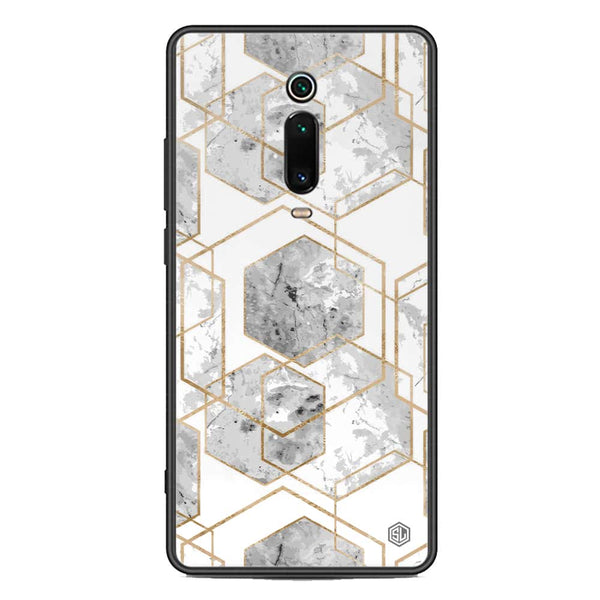 Stylish Marble Series Soft Phone Case - Premium Glass Case - Design 2 - Xiaomi Mi 9T Pro