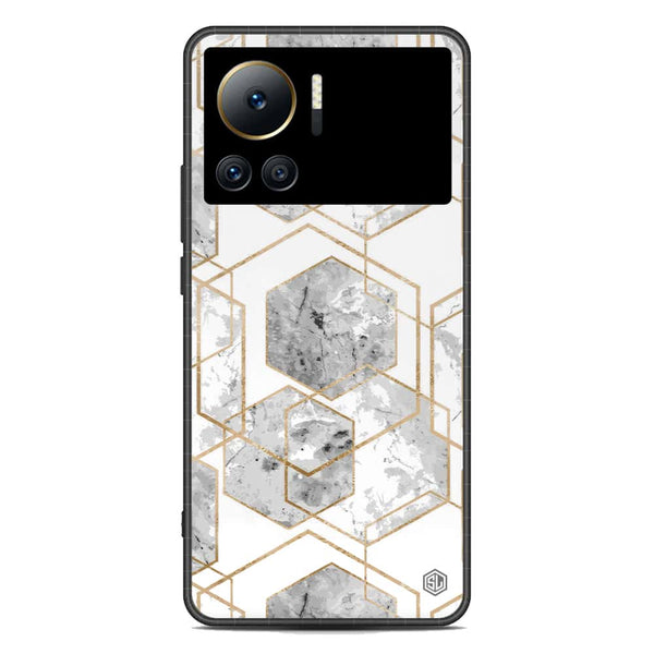 Stylish Marble Series Soft Phone Case - Metal Case - Design 2 - Infinix Note 12 VIP