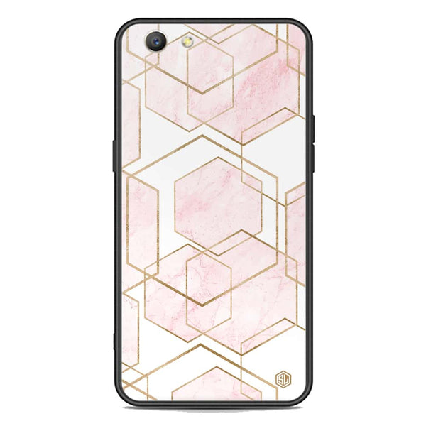 Stylish Marble Series Soft Phone Case - Premium Glass Case - Design 3 - Oppo A59