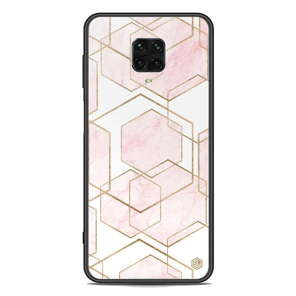 Stylish Marble Series Soft Phone Case - Premium Glass Case - Design 3 - Xiaomi Redmi Note 9 Pro