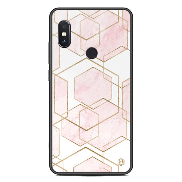 Stylish Marble Series Soft Phone Case - Premium Glass Case - Design 3 - Xiaomi Redmi Note 5 Pro