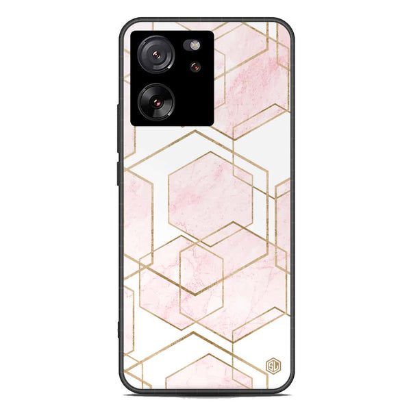 Stylish Marble Series Soft Phone Case - Premium Glass Case - Design 3 - Xiaomi 13T