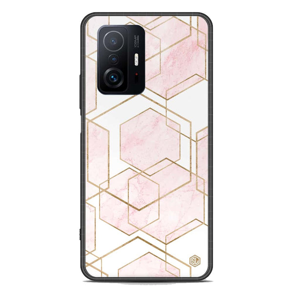 Stylish Marble Series Soft Phone Case - Premium Glass Case - Design 3 - Xiaomi 11T