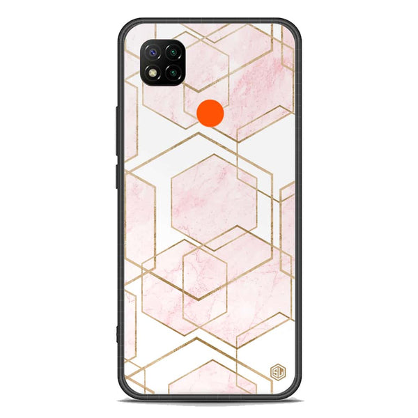 Stylish Marble Series Soft Phone Case - Premium Glass Case - Design 3 - Xiaomi Redmi 9C