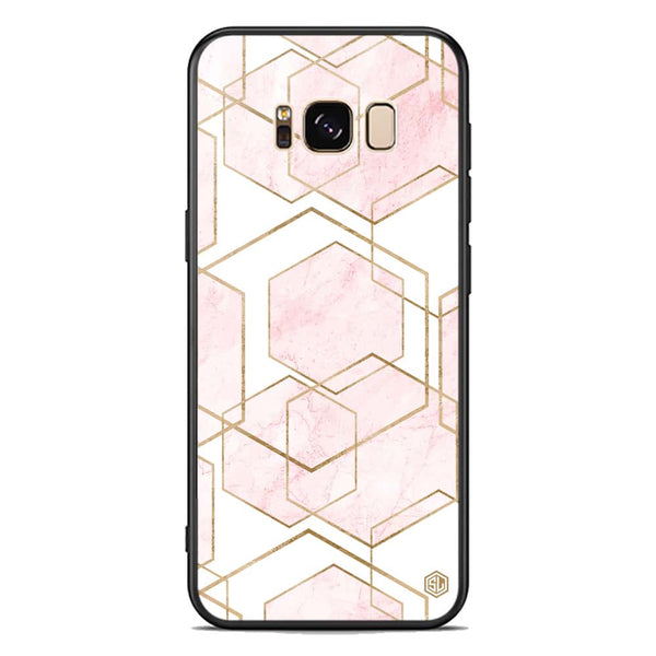 Stylish Marble Series Soft Phone Case - Premium Glass Case - Design 3 - Samsung Galaxy S8 Plus