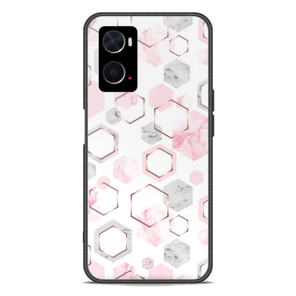 Stylish Marble Series Soft Phone Case - Premium Glass Case - Design 4 - Oppo K10 5G