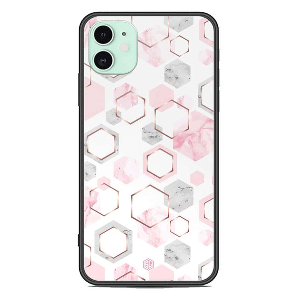 Stylish Marble Series Soft Phone Case - Premium Glass Case - Design 4 - iPhone 11