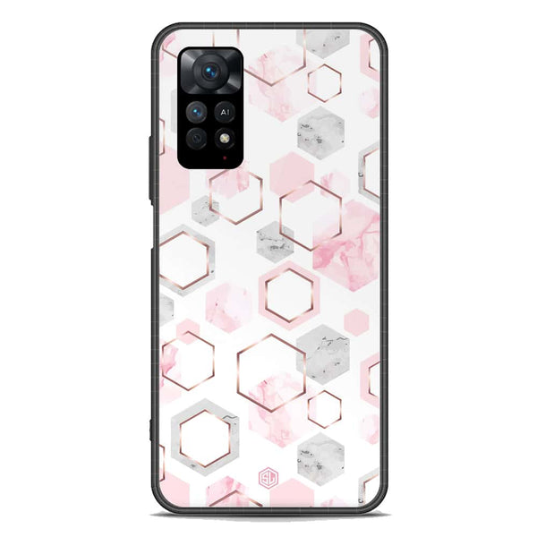 Stylish Marble Series Soft Phone Case - Premium Glass Case - Design 4 - Xiaomi Redmi Note 11E Pro