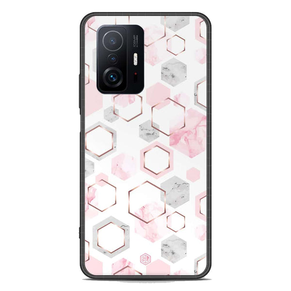 Stylish Marble Series Soft Phone Case - Premium Glass Case - Design 4 - Xiaomi 11T