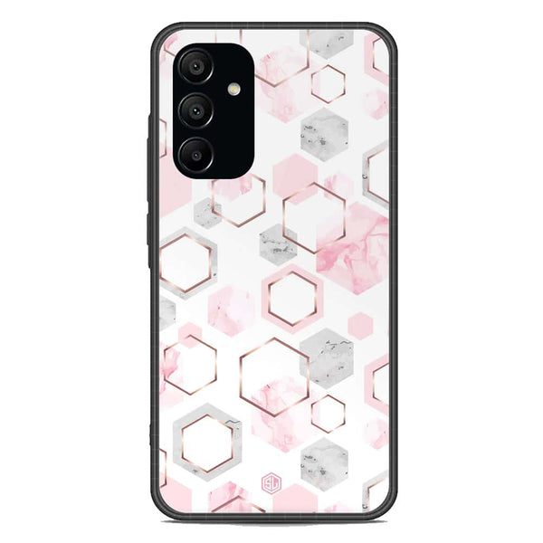 Stylish Marble Series Soft Phone Case - Premium Glass Case - Design 4 - Samsung Galaxy A15 5G