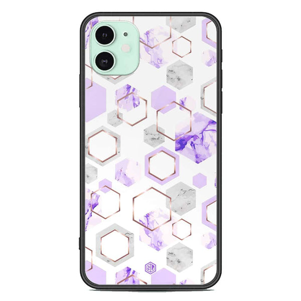 Stylish Marble Series Soft Phone Case - Premium Glass Case - Design 5 - iPhone 11