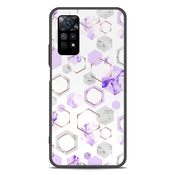 Stylish Marble Series Soft Phone Case - Premium Glass Case - Design 5 - Xiaomi Redmi Note 11E Pro