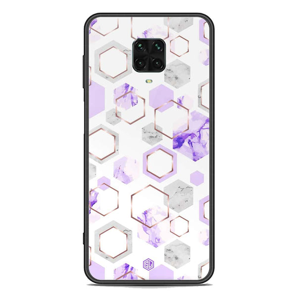 Stylish Marble Series Soft Phone Case - Premium Glass Case - Design 5 - Xiaomi Redmi Note 9 Pro