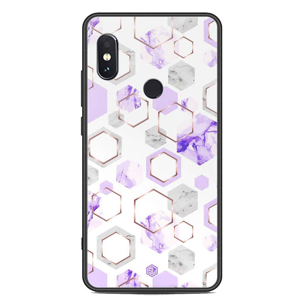 Stylish Marble Series Soft Phone Case - Premium Glass Case - Design 5 - Xiaomi Redmi Note 5 Pro