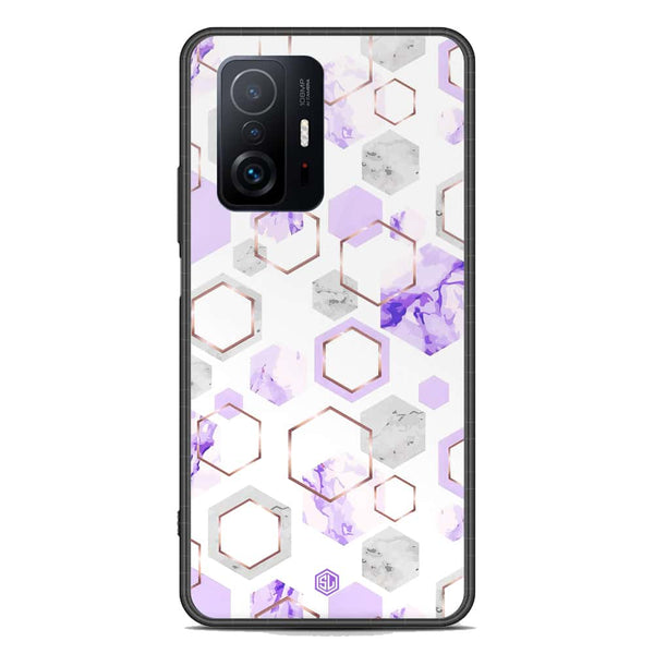 Stylish Marble Series Soft Phone Case - Premium Glass Case - Design 5 - Xiaomi 11T