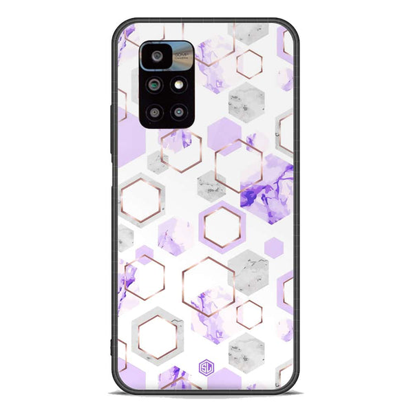 Stylish Marble Series Soft Phone Case - Premium Glass Case - Design 5 - Xiaomi Redmi 10 Prime