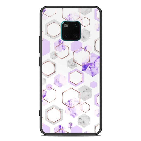 Stylish Marble Series Soft Phone Case - Premium Glass Case - Design 5 - Huawei Mate 20 Pro